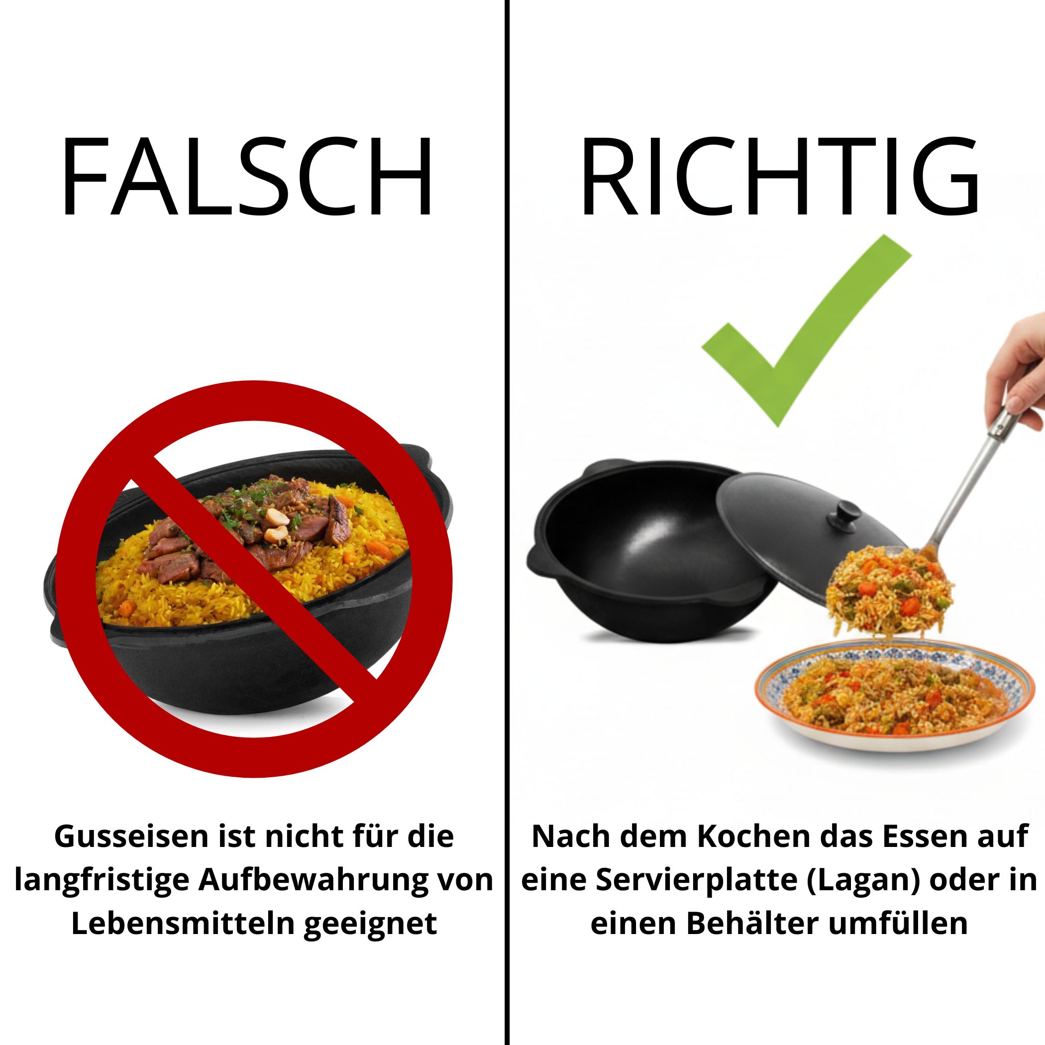 Gusseisen ist nicht für die langfristige Aufbewahrung von Lebensmitteln geeignet.jpg